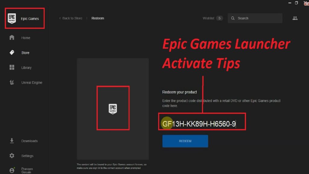 How To Activate Epic Games Bitcios