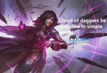 Cloud of Daggers 5e Spell
